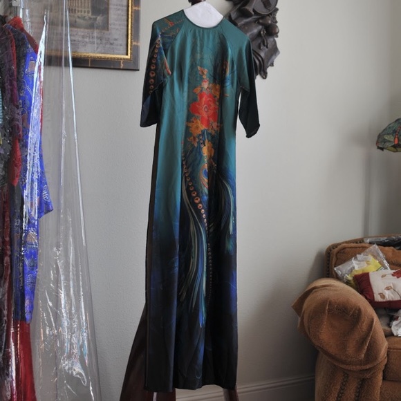 Dresses & Skirts - Green silk ao dai